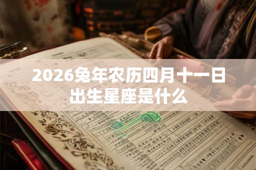 2026兔年农历四月十一日出生星座是什么 2026兔年农历四月十一日出生星座是什么