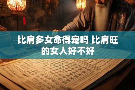 比肩多女命得宠吗 比肩旺的女人好不好