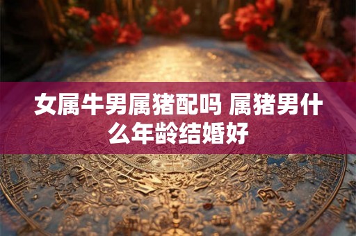 女属牛男属猪配吗 属猪男什么年龄结婚好 女属牛男属猪配吗 属猪男什么年龄结婚好
