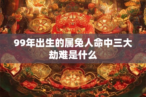 99年出生的属兔人命中三大劫难是什么 99年出生的属兔人命中三大劫难是什么