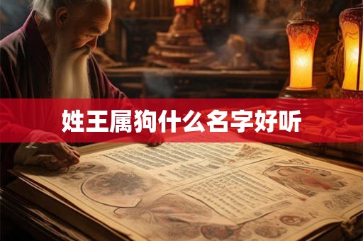 姓王属狗什么名字好听 姓王属狗什么名字好听