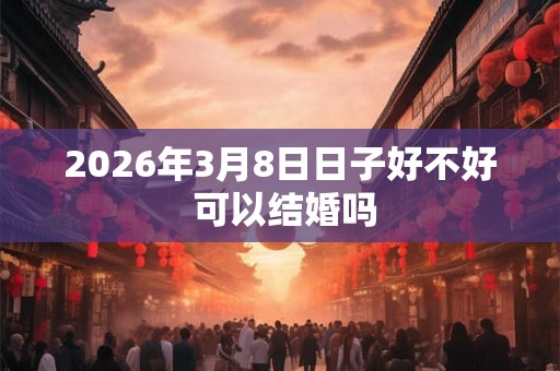 2026年3月8日日子好不好 可以结婚吗 2026年3月8日日子好不好 可以结婚吗