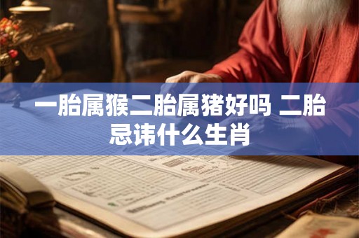一胎属猴二胎属猪好吗 二胎忌讳什么生肖 一胎属猴二胎属猪好吗 二胎忌讳什么生肖