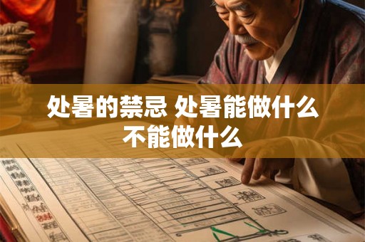 处暑的禁忌 处暑能做什么不能做什么 处暑的禁忌 处暑能做什么不能做什么