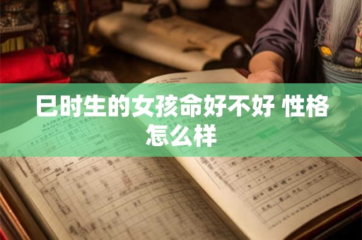巳时生的女孩命好不好 性格怎么样 巳时生的女孩命好不好 性格怎么样