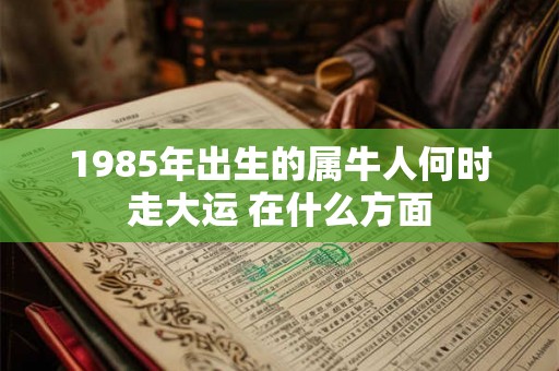 1985年出生的属牛人何时走大运 在什么方面 1985年出生的属牛人何时走大运 在什么方面