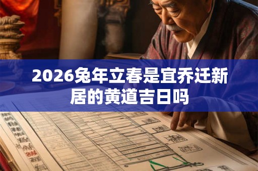 2026兔年立春是宜乔迁新居的黄道吉日吗 2026兔年立春是宜乔迁新居的黄道吉日吗