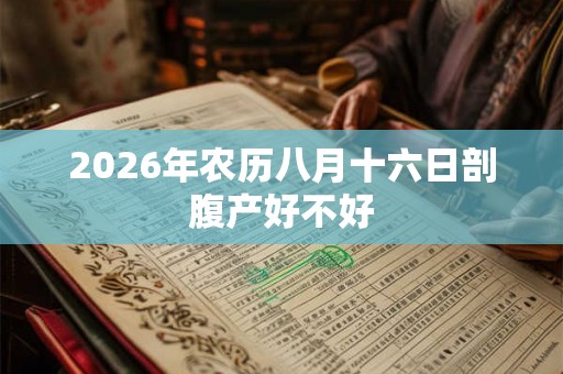 2026年农历八月十六日剖腹产好不好 2026年农历八月十六日剖腹产好不好