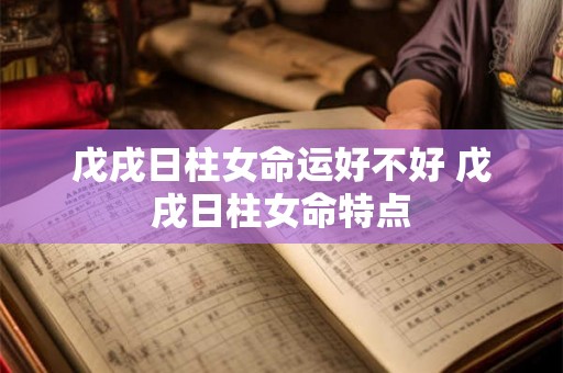 戊戌日柱女命运好不好 戊戌日柱女命特点 戊戌日柱女命运好不好 戊戌日柱女命特点