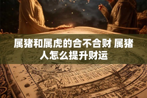 属猪和属虎的合不合财 属猪人怎么提升财运