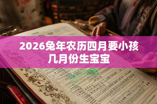 2026兔年农历四月要小孩几月份生宝宝 2026兔年农历四月要小孩几月份生宝宝