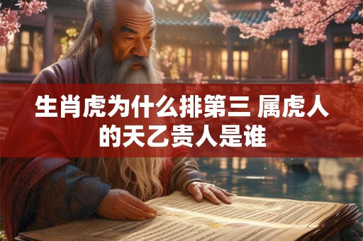 生肖虎为什么排第三 属虎人的天乙贵人是谁