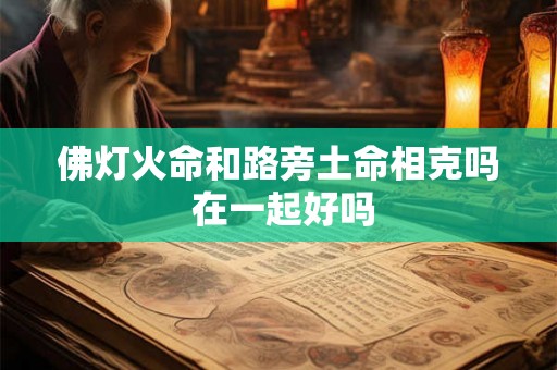 佛灯火命和路旁土命相克吗 在一起好吗