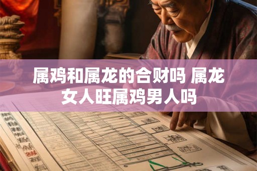 属鸡和属龙的合财吗 属龙女人旺属鸡男人吗 属鸡和属龙的合财吗 属龙女人旺属鸡男人吗