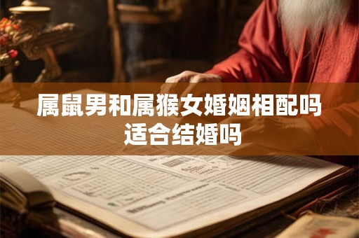 属鼠男和属猴女婚姻相配吗 适合结婚吗 属鼠男和属猴女婚姻相配吗 适合结婚吗