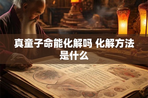 真童子命能化解吗 化解方法是什么 真童子命能化解吗 化解方法是什么