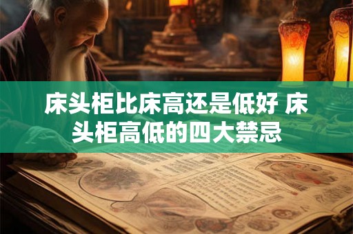 床头柜比床高还是低好 床头柜高低的四大禁忌 床头柜比床高还是低好 床头柜高低的四大禁忌