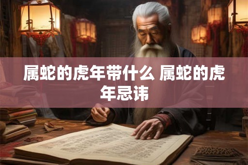 属蛇的虎年带什么 属蛇的虎年忌讳 属蛇的虎年带什么 属蛇的虎年忌讳