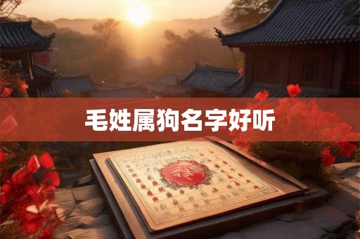 毛姓属狗名字好听 毛姓属狗名字好听