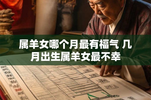 属羊女哪个月最有福气 几月出生属羊女最不幸