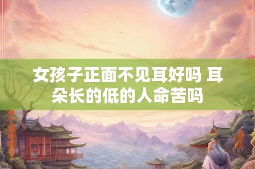 女孩子正面不见耳好吗 耳朵长的低的人命苦吗 女孩子正面不见耳好吗 耳朵长的低的人命苦吗
