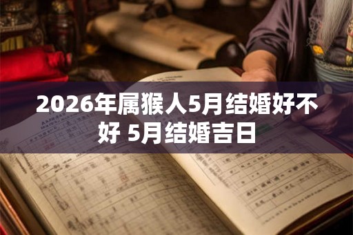 2026年属猴人5月结婚好不好 5月结婚吉日 2026年属猴人5月结婚好不好 5月结婚吉日