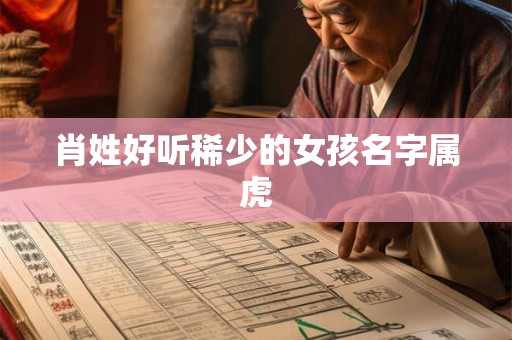 肖姓好听稀少的女孩名字属虎 肖姓好听稀少的女孩名字属虎