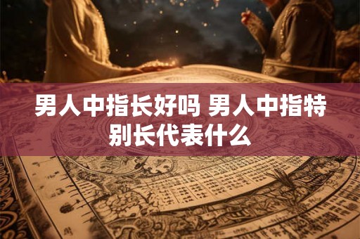 男人中指长好吗 男人中指特别长代表什么