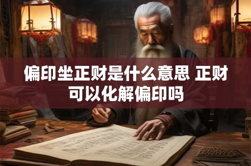 偏印坐正财是什么意思 正财可以化解偏印吗 偏印坐正财是什么意思 正财可以化解偏印吗