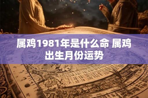 属鸡1981年是什么命 属鸡出生月份运势 属鸡1981年是什么命 属鸡出生月份运势