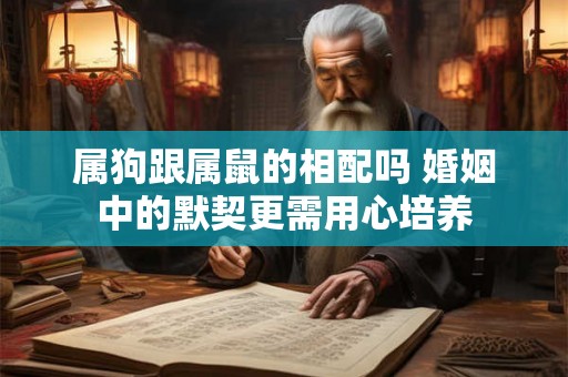 属狗跟属鼠的相配吗 婚姻中的默契更需用心培养 属狗跟属鼠的相配吗 婚姻中的默契更需用心培养