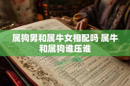 属狗男和属牛女相配吗 属牛和属狗谁压谁 属狗男和属牛女相配吗 属牛和属狗谁压谁