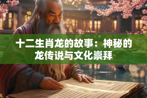 十二生肖龙的故事：神秘的龙传说与文化崇拜