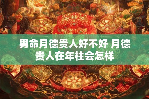 男命月德贵人好不好 月德贵人在年柱会怎样 男命月德贵人好不好 月德贵人在年柱会怎样