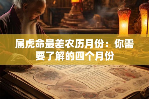 属虎命最差农历月份：你需要了解的四个月份