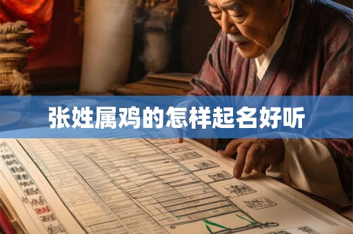 张姓属鸡的怎样起名好听