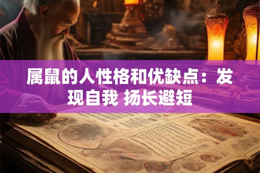 属鼠的人性格和优缺点:发现自我 扬长避短 属鼠的人性格和优缺点:发现自我 扬长避短