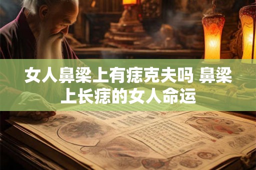 女人鼻梁上有痣克夫吗 鼻梁上长痣的女人命运 女人鼻梁上有痣克夫吗 鼻梁上长痣的女人命运