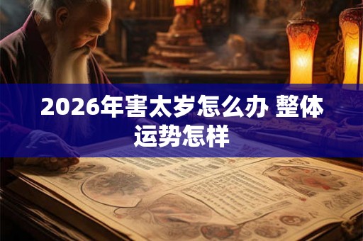 2026年害太岁怎么办 整体运势怎样 2026年害太岁怎么办 整体运势怎样