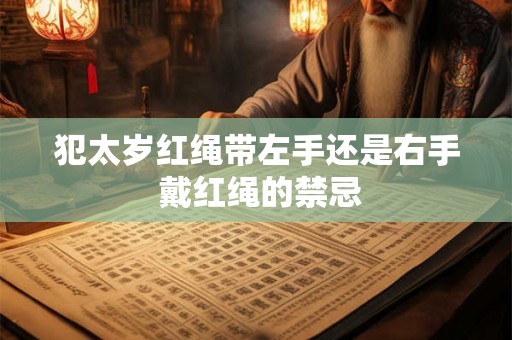 犯太岁红绳带左手还是右手 戴红绳的禁忌 犯太岁红绳带左手还是右手 戴红绳的禁忌