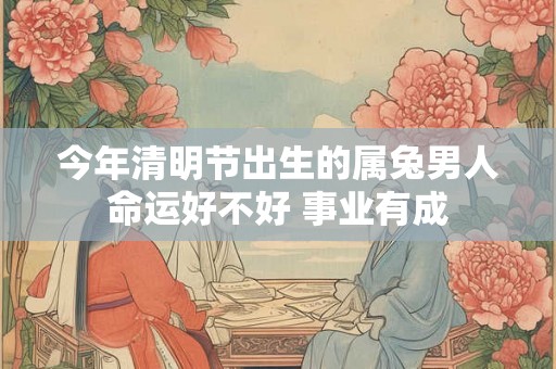 今年清明节出生的属兔男人命运好不好 事业有成 今年清明节出生的属兔男人命运好不好 事业有成