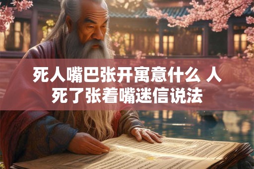 死人嘴巴张开寓意什么 人死了张着嘴迷信说法