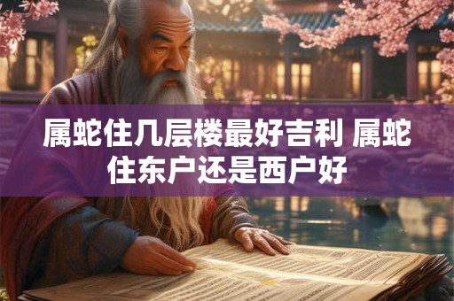 属蛇住几层楼最好吉利 属蛇住东户还是西户好 属蛇住几层楼最好吉利 属蛇住东户还是西户好