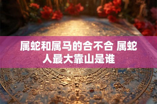 属蛇和属马的合不合 属蛇人最大靠山是谁 属蛇和属马的合不合 属蛇人最大靠山是谁