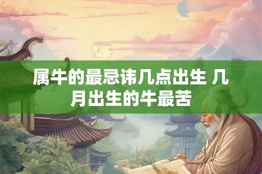 属牛的最忌讳几点出生 几月出生的牛最苦 属牛的最忌讳几点出生 几月出生的牛最苦