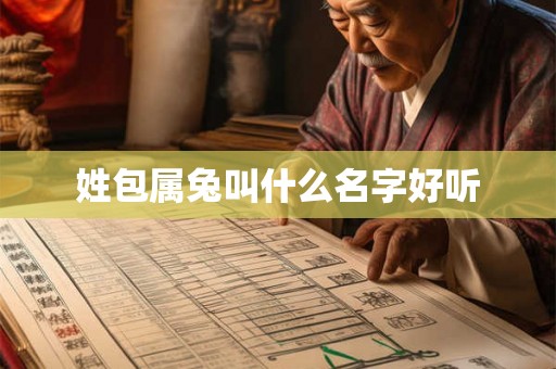 姓包属兔叫什么名字好听