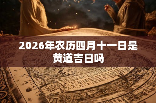 2026年农历四月十一日是黄道吉日吗 2026年农历四月十一日是黄道吉日吗