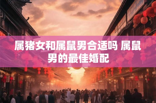 属猪女和属鼠男合适吗 属鼠男的最佳婚配 属猪女和属鼠男合适吗 属鼠男的最佳婚配