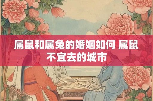属鼠和属兔的婚姻如何 属鼠不宜去的城市 属鼠和属兔的婚姻如何 属鼠不宜去的城市