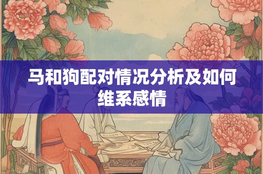 马和狗配对情况分析及如何维系感情